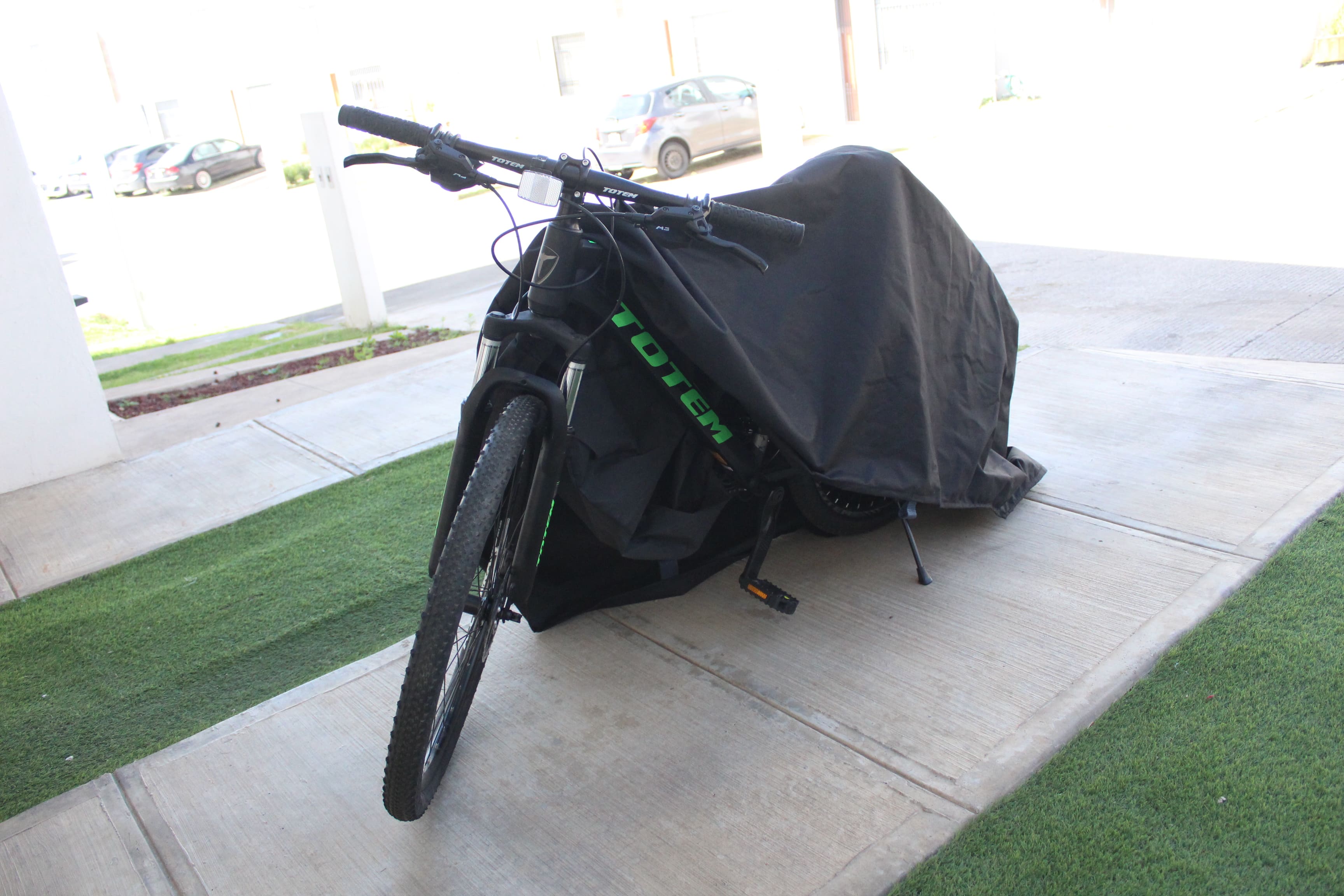 Tapa Bici Loneta Negra